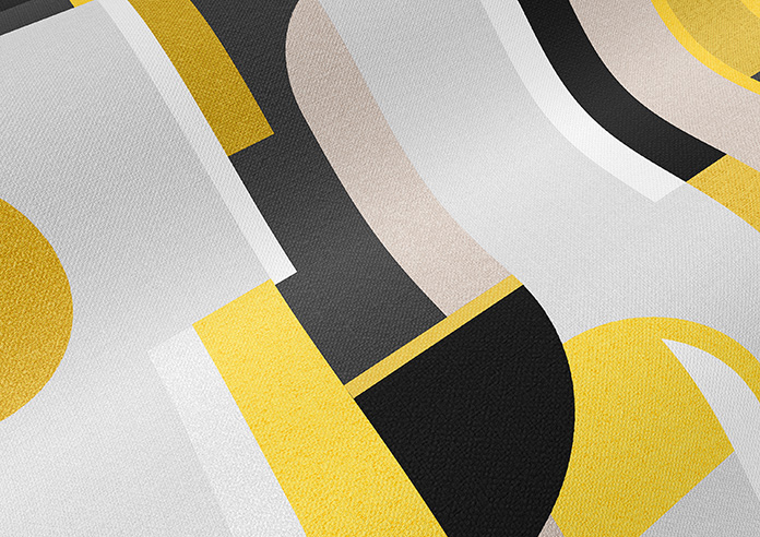 Archways, Yellow - Roman Blind - Image 4